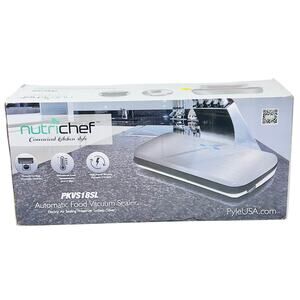 NutriChef Vacuum Sealer Automatic Vacuum Air Sealing System PKVS18SL New